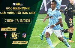 fb88-soi kèo Celta Vigo vs Atletico Madrid