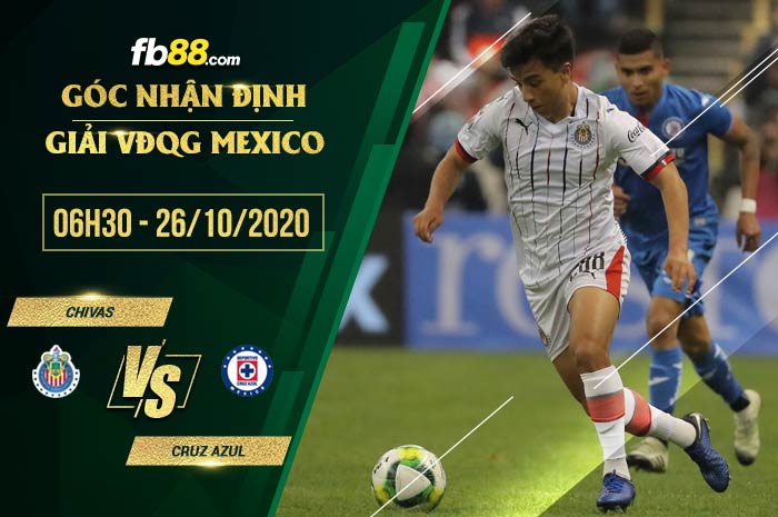 fb88-soi kèo Chivas Guadalajara vs Cruz Azul