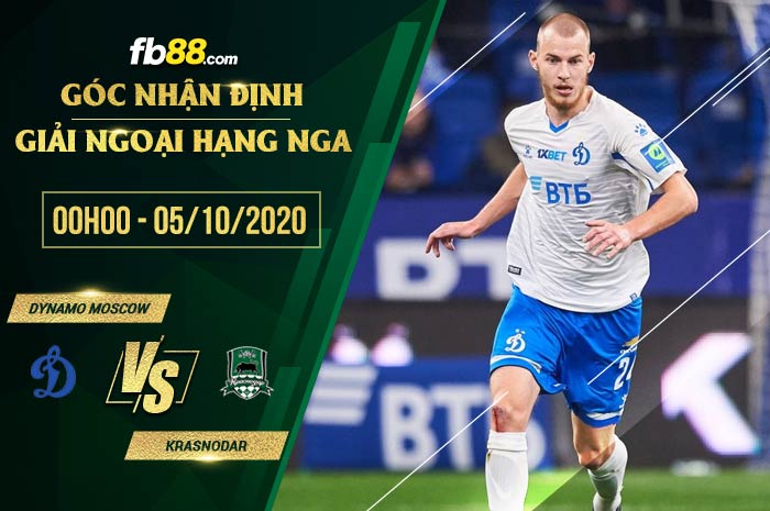fb88-soi kèo Dynamo Moscow vs FC Krasnodar