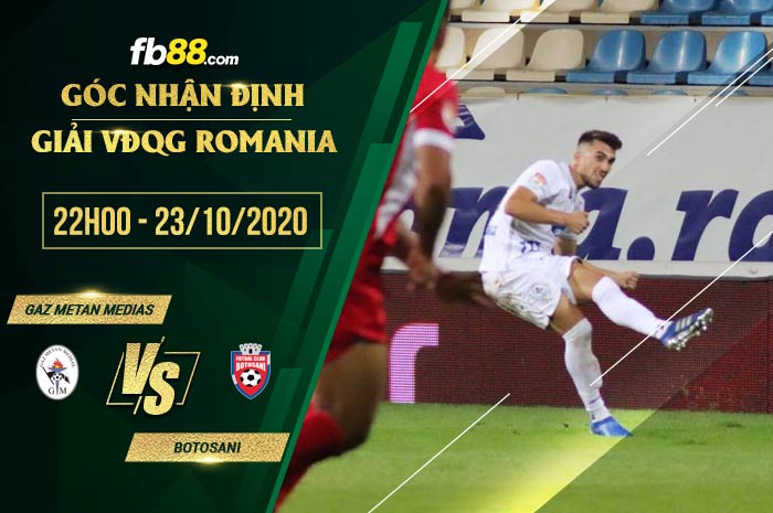 fb88-soi kèo Gaz Metan Medias vs Botosani