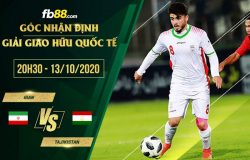 fb88-soi kèo Iran vs Tajikistan