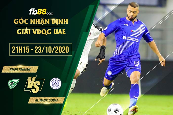 fb88-soi kèo Khor Fakkan vs Al Nasr Dubai