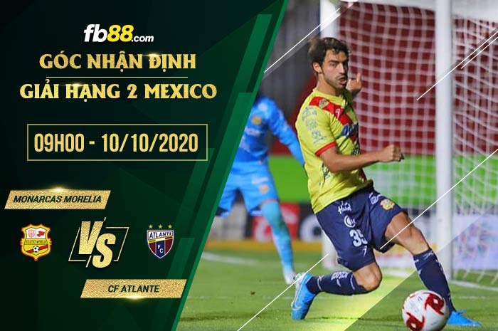 fb88-soi kèo Monarcas Morelia vs CF Atlante