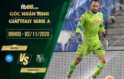 fb88-soi kèo Napoli vs Sassuolo