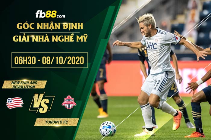 fb88-soi kèo New England Revolution vs Toronto FC