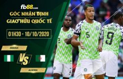 fb88-soi kèo Nigeria vs Algeria