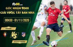 fb88-soi kèo Osasuna vs Atletico Madrid
