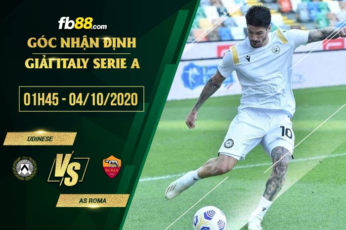 fb88-soi kèo Udinese vs AS Roma