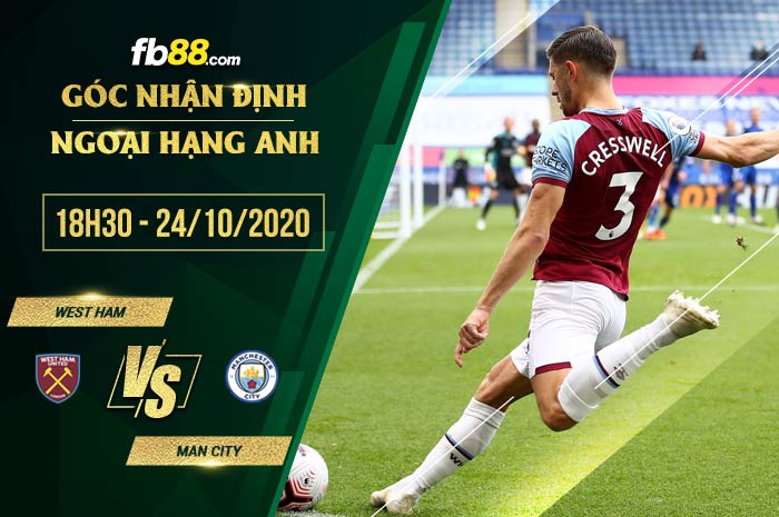 fb88-soi kèo West Ham United vs Manchester City