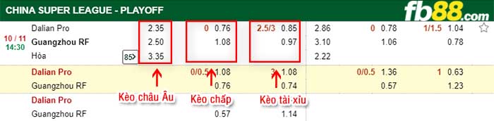fb88-kèo chấp Dalian Pro vs Guangzhou Fuli
