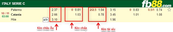 fb88-kèo chấp Palermo vs Catania