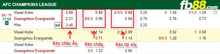 fb88-kèo chấp Vissel Kobe vs Guangzhou Evergrande