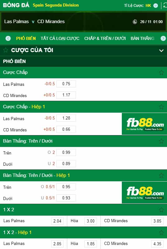 fb88-kèo nhà cái Las Palmas vs Mirandes