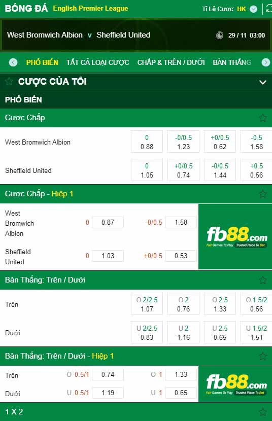 fb88-kèo nhà cái West Bromwich vs Sheffield United