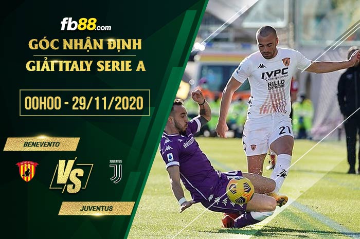 fb88-soi kèo Benevento vs Juventus