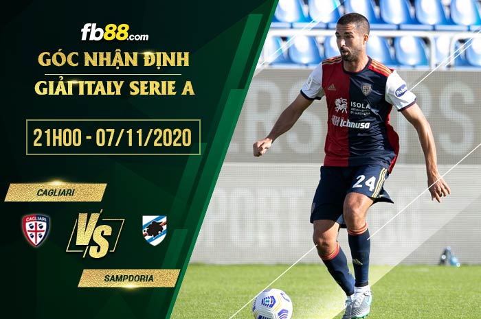 fb88-soi kèo Cagliari vs Sampdoria