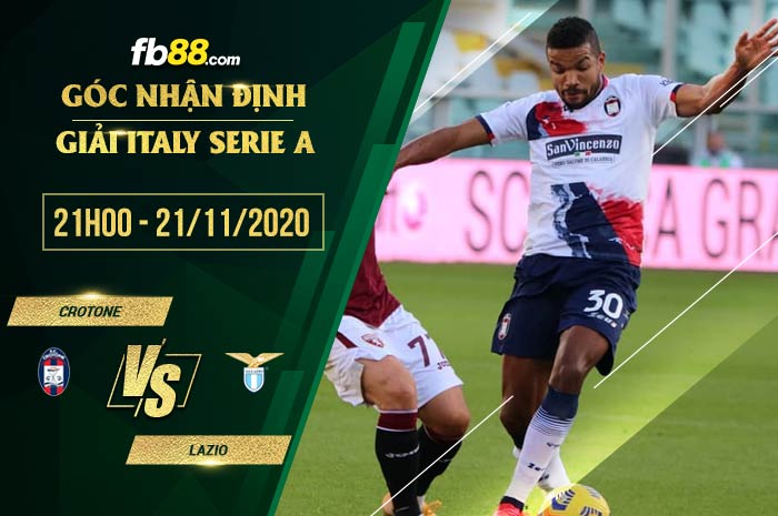 fb88-soi kèo Crotone vs Lazio