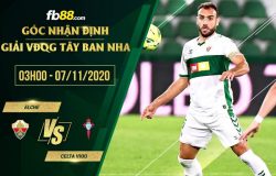 fb88-soi kèo Elche vs Celta Vigo
