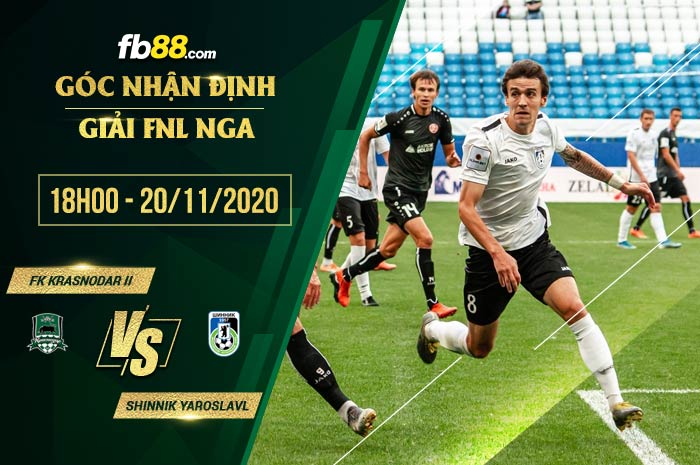 fb88-soi kèo FK Krasnodar II vs Shinnik Yaroslavl