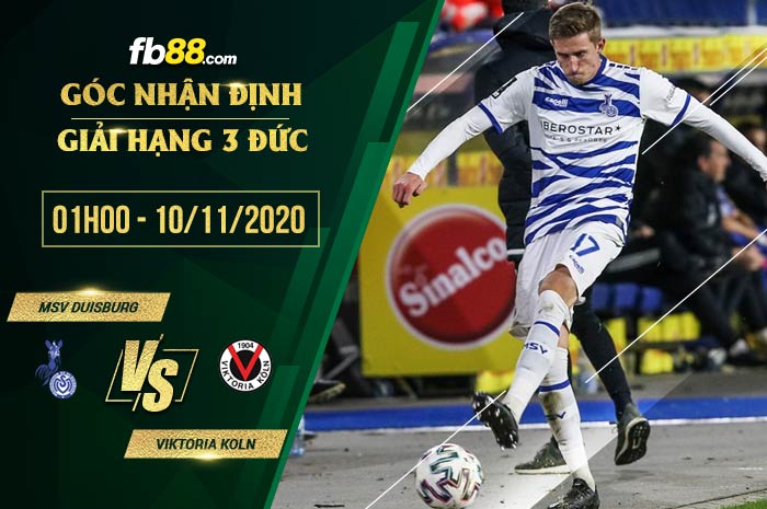 fb88-soi kèo MSV Duisburg vs Viktoria Koln