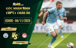 fb88-soi kèo Manchester City vs Olympiakos