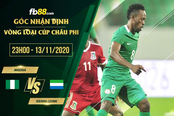 fb88-soi kèo Nigeria vs Sierra Leone