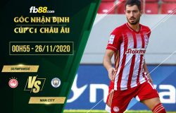fb88-soi kèo Olympiakos vs Manchester City
