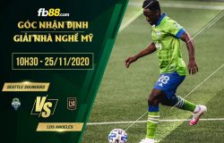 fb88-soi kèo Seattle Sounders vs Los Angeles FC