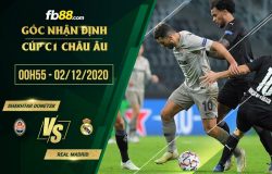fb88-soi kèo Shakhtar Donetsk vs Real Madrid