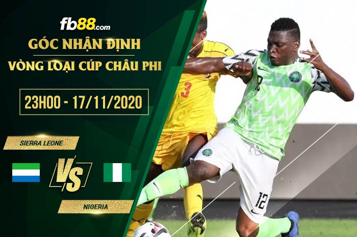 fb88-soi kèo Sierra Leone vs Nigeria