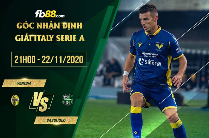 fb88-soi kèo Verona vs Sassuolo