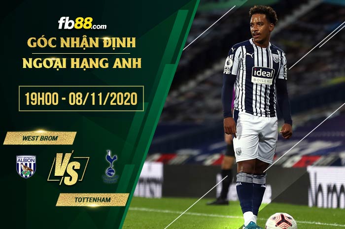 fb88-soi kèo West Bromwich vs Tottenham Hotspur