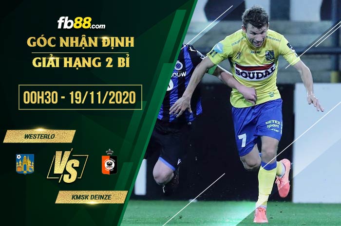 fb88-soi kèo Westerlo vs KMSK Deinze