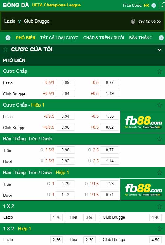 fb88-kèo nhà cái Lazio vs Club Brugge