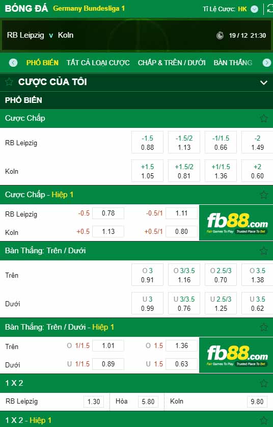 fb88-kèo nhà cái RB Leipzig vs FC Koln