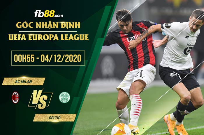 fb88-soi kèo AC Milan vs Celtic