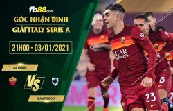 fb88-soi kèo AS Roma vs Sampdoria