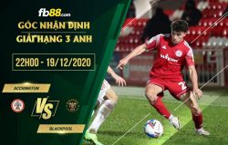 fb88-soi kèo Accrington Stanley vs Blackpool