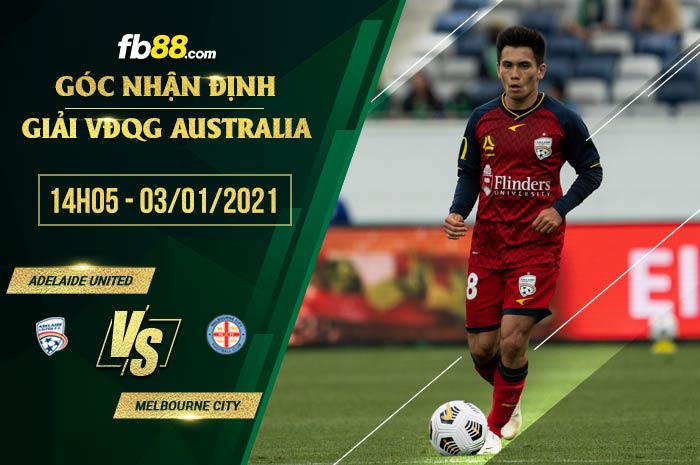fb88-soi kèo Adelaide United vs Melbourne City
