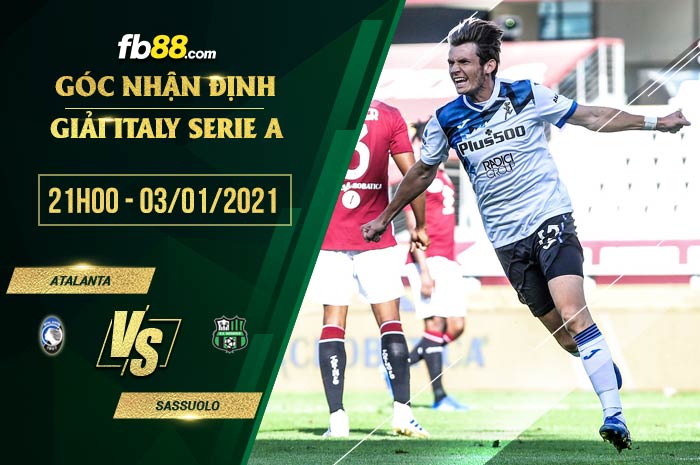 fb88-soi kèo Atalanta vs Sassuolo