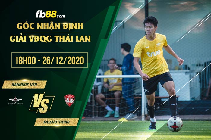 fb88-soi kèo Bangkok United FC vs Muang Thong United