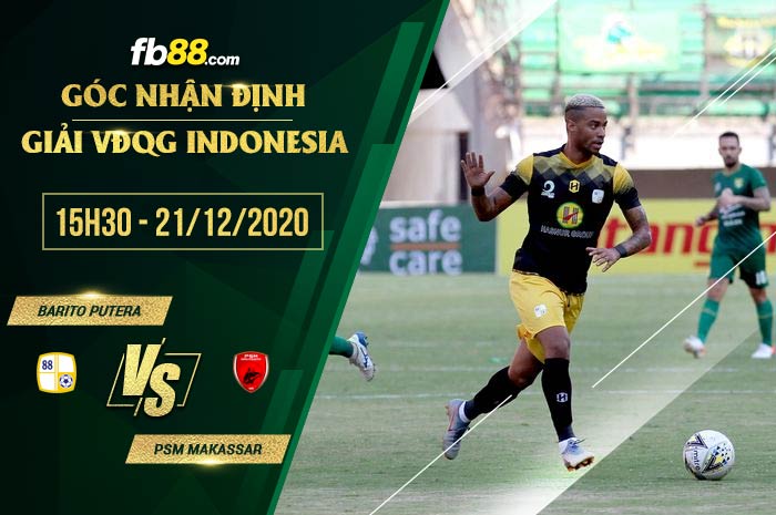 fb88-soi kèo Barito Putera vs PSM Makassar
