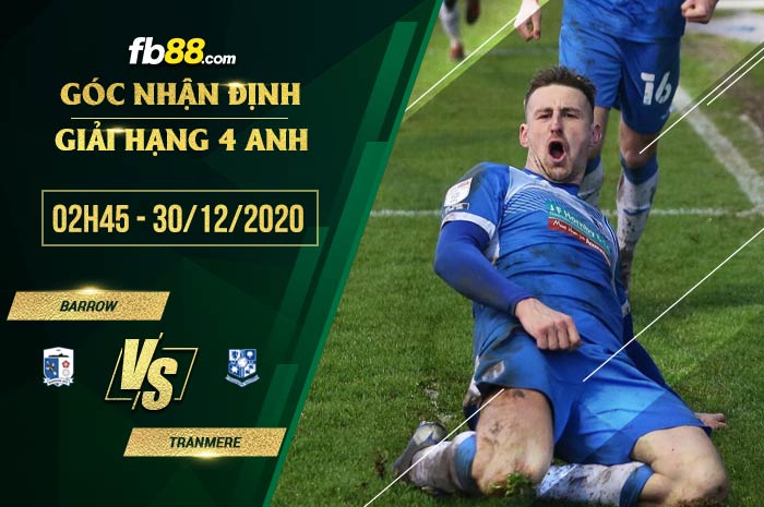 fb88-soi kèo Barrow vs Tranmere Rovers