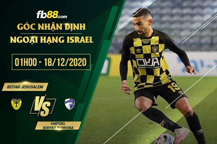 fb88-soi kèo Beitar Jerusalem vs Hapoel Kiryat Shmona