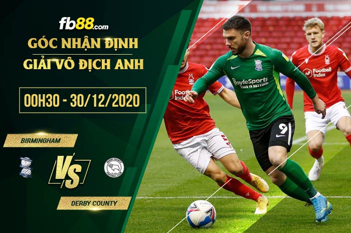 fb88-soi kèo Birmingham City vs Derby County