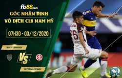 fb88-soi kèo Boca Juniors vs Internacional