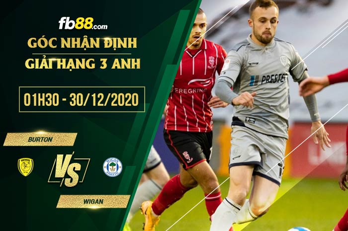 fb88-soi kèo Burton Albion vs Wigan Athletic