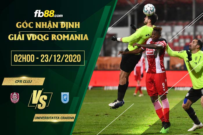 fb88-soi kèo CFR Cluj vs CS Universitatea Craiova