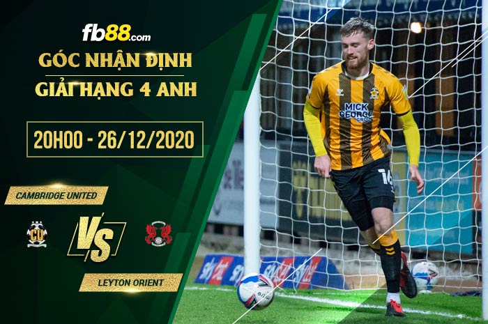 fb88-soi kèo Cambridge United vs Leyton Orient
