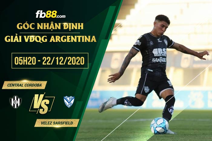 fb88-soi kèo Central Cordoba SDE vs Velez Sarsfield